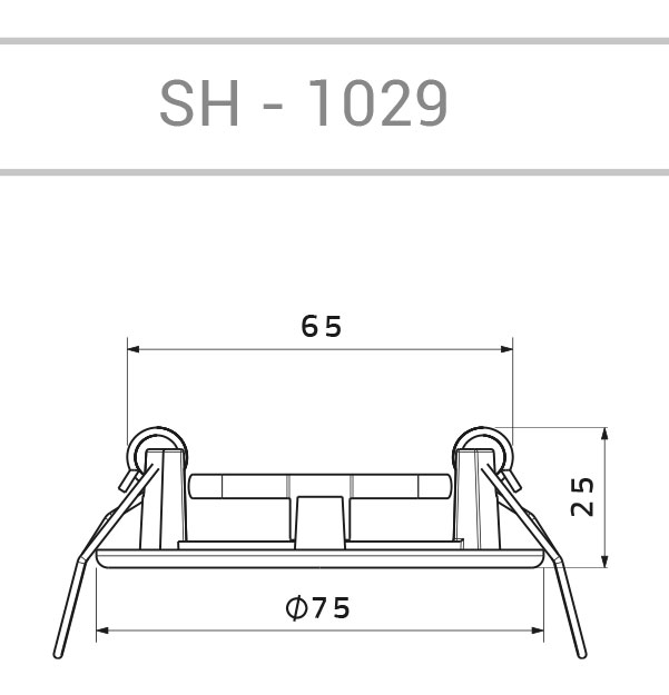 Down Light Frames